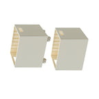 Book  Box Book Storage Box with  Side Handles Stackable 50kg Load Bearing Multifunctional Use File Storage Bins