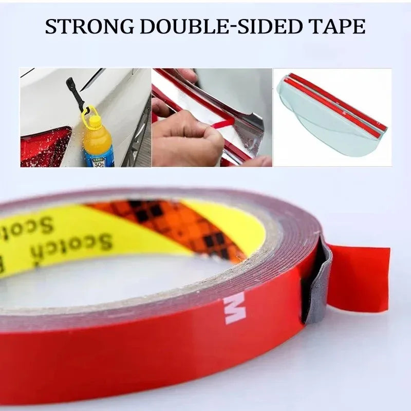 300CM Strong Permanent Double Sided Tape Acrylic Foam Adhesive Waterproof High Temperature Tape Sticker for Car Indoor Decor