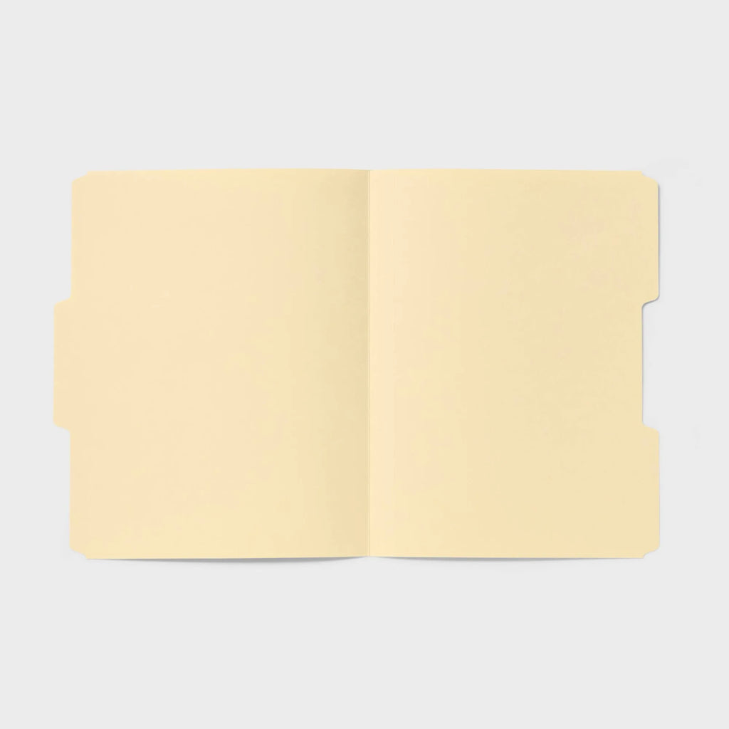 36ct Brown Manila File Folders With Top Tab Non-Pronged Design For Office Document Storage And Easy Sorting