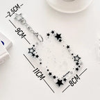 Transparent Clear Acrylic 3 Inch Kpop Photocards Holder Photos Cards Star Holder Bags Pendant Star Chaser Card School Stationery