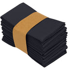 Plain Colour Napkins Durable Polyester Thicken Placemat Reusable for Kitchen Dining  Wedding Decoration