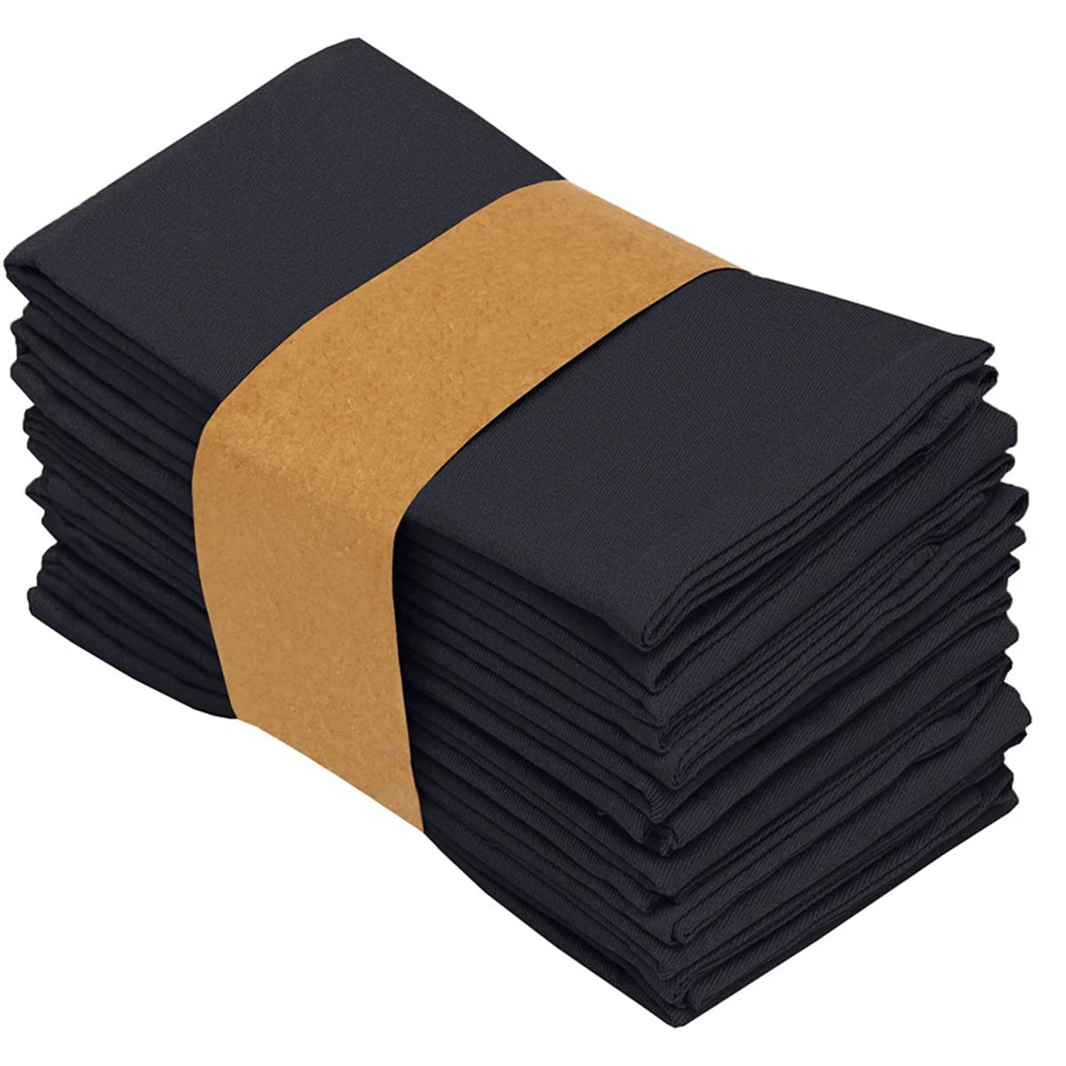 Plain Colour Napkins Durable Polyester Thicken Placemat Reusable for Kitchen Dining  Wedding Decoration
