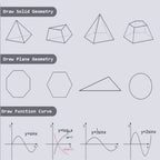 Rotary Multi-function Geometric Drawing Ruler Protractor Learning Measuring Tool Creative Stationery Gift School Office Supplies