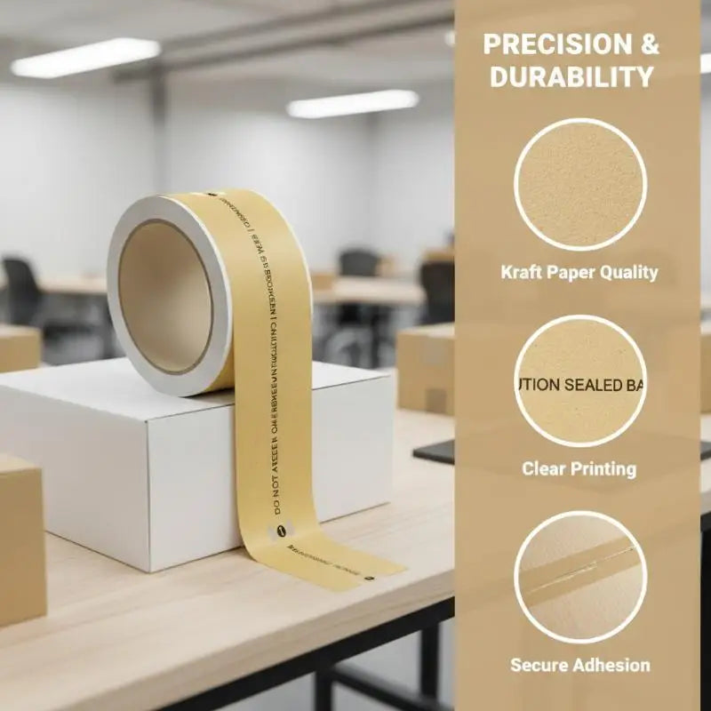 100Pcs/Roll Tamper-Proof Sealing Stickers Security Labels For Packages Mail Documents,3 X 10cm