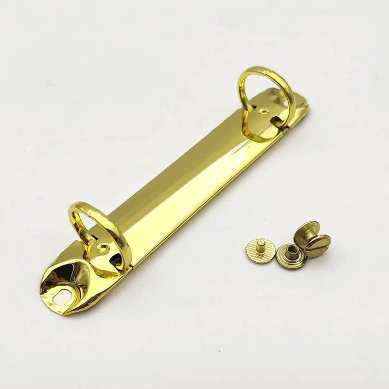 10 Pieces DIY journal notebook mechanical, 6 ring mechanism, A4 B5 A5 A6 A7 binder clip gold silver bronze black