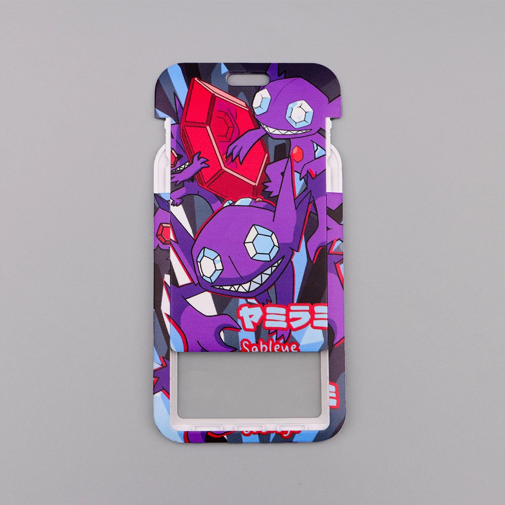 Cute Anime Monster Lanyard Card Holder Colorful Neck Strap for Key ID Card Phone Straps Badge Holder Key Ring Accessories Gifts