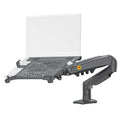 2 in 1 NB NEW F80 + FP-2 for 17-30' Monitor + 10'-17' Laptop Desktop Holder Notebook Computer Mount Stand Laptop Clamp