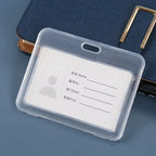 Women Men Card Cover Case Plastic Transparent Business Credit Cards Bank ID Card Sleeve Protect Holder Case for Student