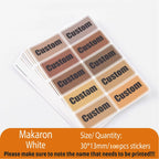 Custom Kawaii Name Tag Sticker Waterproof Stickers Decals Personalized Label for Children School Stationery Bottle
