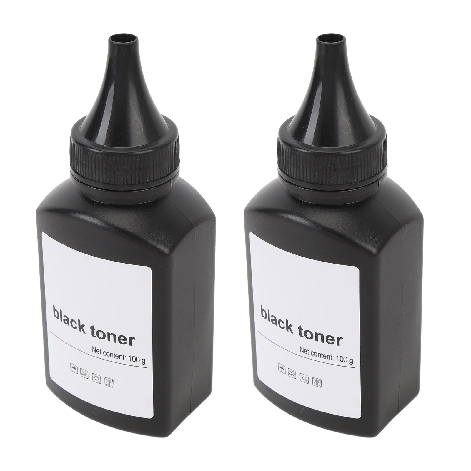 2 Pcs Printer Toner Refill 200g Black Toner Refill Powder for 1610 M2070 4321 3110 3200 PE220 PE120 3150 E210 E230 E260 E350
