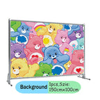 Care Bears Rainbow Bear Theme Birthday decorations table decoration & accessories plates sticker children Party supplies