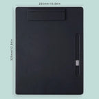 A4 leather writing clip, business folder, data book, office storage menu clip, contract book clip, music score clip