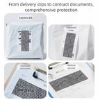 Wide-sized Privacy Roller Seal Multi-Functional Leakproof Wide Roller Stamp Garbled Chapter Privacy Applicator Confidential Seal