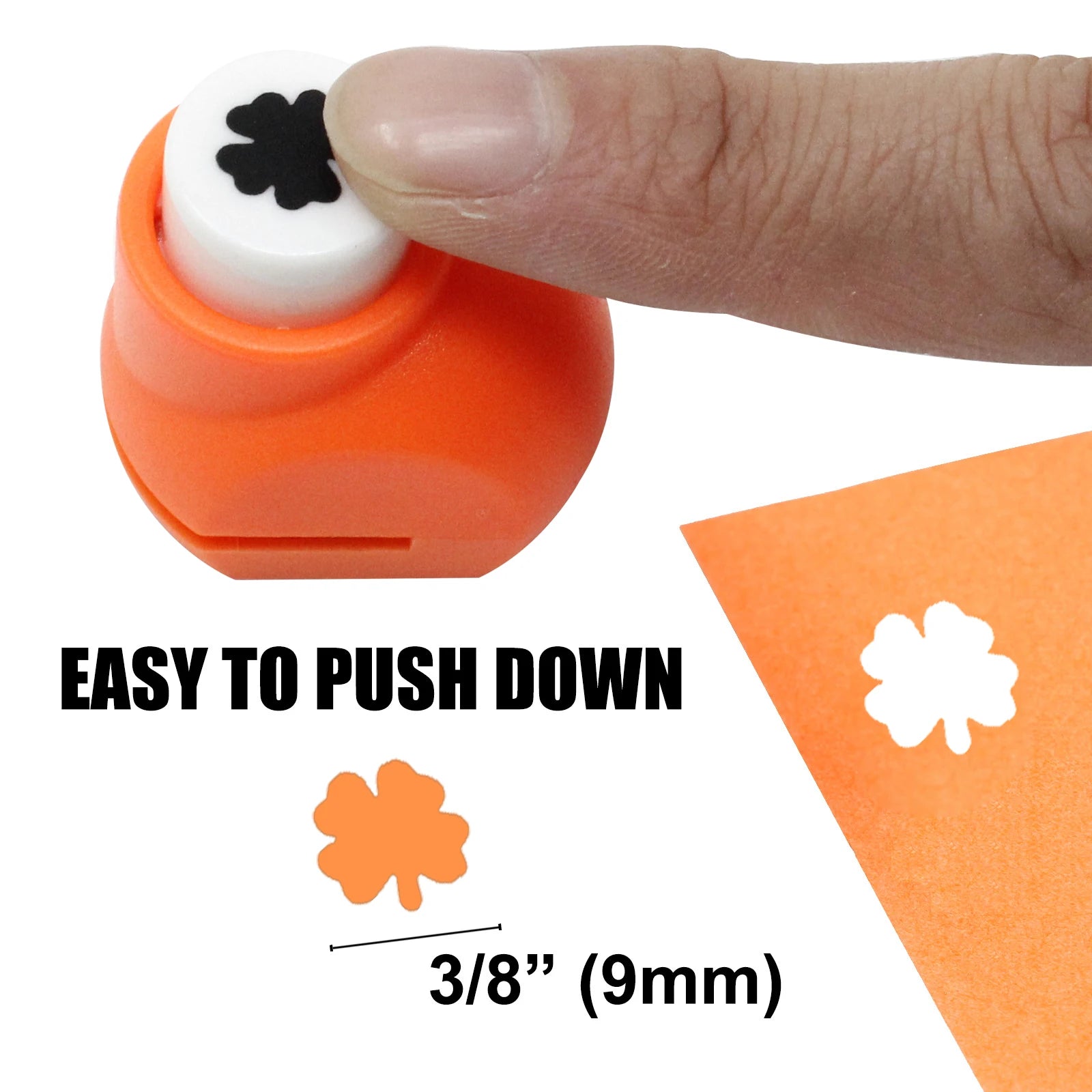 10 Paper cutter mini single Hole craft puncher 10mm kids Set Kit Leaf Flower Heart Star shapes paper crafts cardmaking scrapbook