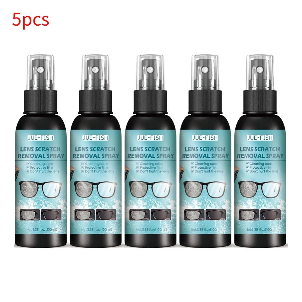 Glass Cleaner Lens Cleaner Sunglasses Eyeglass Lens Scratch Removal Spray High Concentration Cleaning Tools Glasses Repair Spray