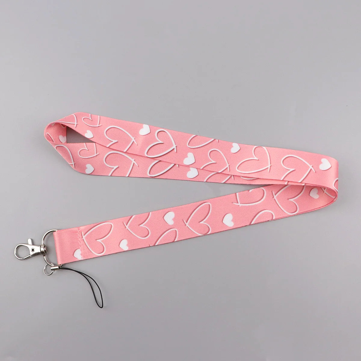 Heart Credential Holder Minimalist Style Lanyards for Key Neck Strap For Card Badge Gym Keychain Keyring Accessories Gifts