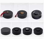 Natural Raw Stone Inkstone Chinese Brush Writing Painting Circular Inkstone Vintage She Inkstone Cartridge Calligraphy Supplies