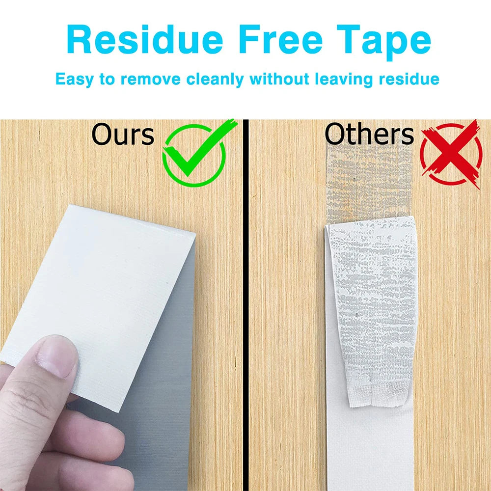 4.8cm*10m Colored Super Self-adhesive Fabric Tape Waterproof Heavy Duty No Residue Craft Duct Tape for DIY Art Packaging Coding