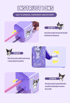 Sanrio Pencil Sharpener Fast Sharpening Easy to Use for Kids Students School Office Stationery Cute Anime Merch Kawaii Gift