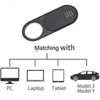 Ultra Thin Slide Webcam Cover for iPad Tablet Laptop Slide Sticker Privacy Protector for Tesla Model 3 Y Interior Cabin Camera