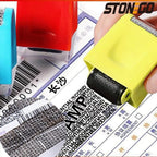Roller Privacy Seal Anti-Leakage Confidentiality Stamp for Personal Information Face Sheet Courier Use