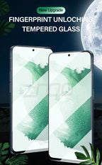 2PCS Tempered Glass For Samsung Galaxy S21 S22 S23 Plus S24 FE S25 S26 Ultra S25edge Screen Protector Fingerprint Unlocking