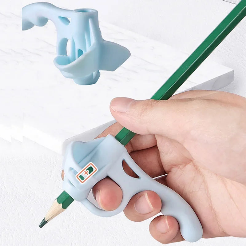Silicone Pencil Grips Children's Writing Pencil Pen Holder Five Fingers Fixed Handwriting Posture Correction Assisted Grip