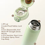 500ml large capacity thickened 316 stainless steel vacuum Thermal insulation portable Tumbler Thermos Water bottle Coffee cup