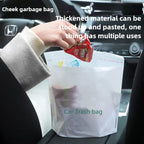 20-60Pcs Car Disposable Trash Bags Self-Adhesive Garbage Bag Portable Traceless Pasting Rubbish Storage Bag For Car Home Office