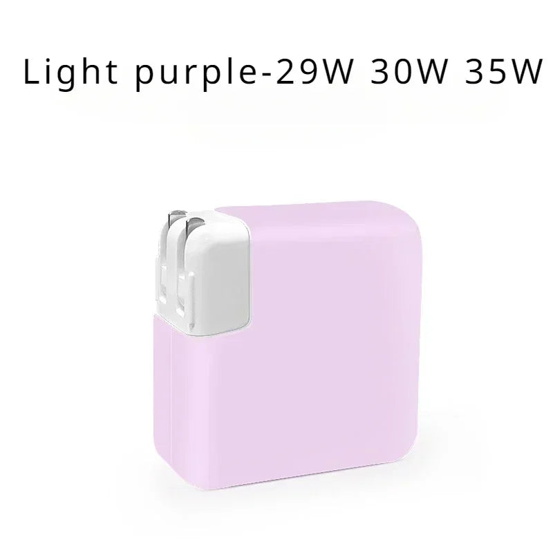 Travel Silicone Case for MacBook Charger 29-140W Adapter Cover Pro/Air Power Brick Organizer Apple Laptop Protection