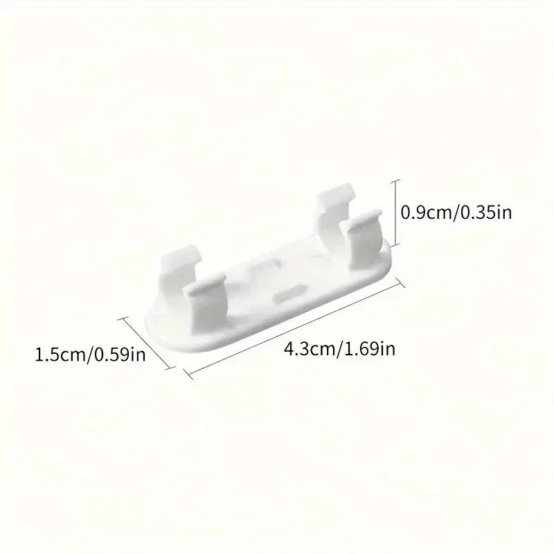 20/50Pcs Adjustable Cable Management Clips Adhesive Sticky Wire Clips Cord Holder For TV PC Cable Under Desk Wall Home Office