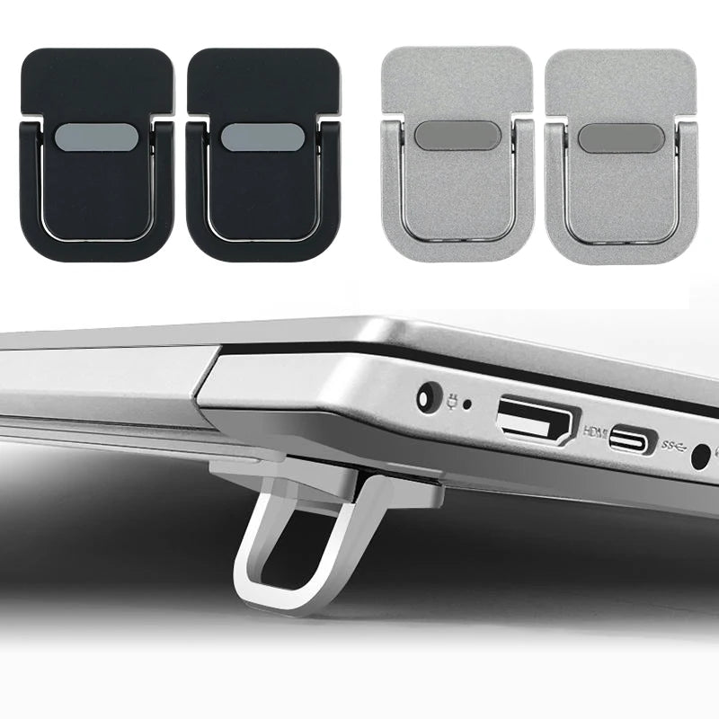2pcs/Set Mini Portable Laptop Stand Riser Desktop Height Elevator Computer Keyboard Stand for Notebook
