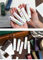 TIANZI 6 Pcs Cartoon Color Teacher Seals Commendation Award Seal Evaluation Stamp Stationery Scrapbook Supplies for Classroom