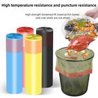 30/300pcs Portable garbage bag Thickened Garbage Bag Portable Household Disposable Trash Bags Kitchen accessories