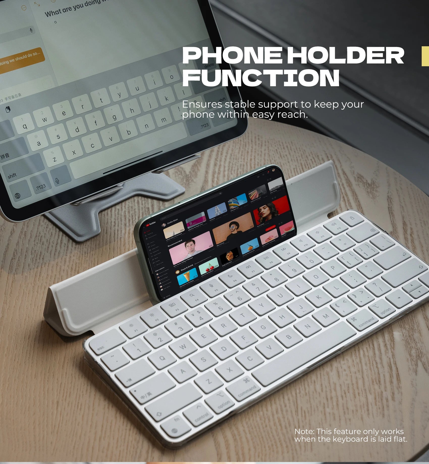Dexnor Case for Apple Magic Keyboard with Touch ID/Lock Key Hard Travel Storage Case Dust-Proof Protective Leather Keyboard Cove