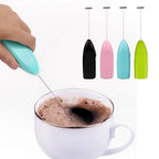 Handheld Electric Egg Beater Mini Battery Powered Milk Frother Coffee Drink Mixer Milk Foamer Kitchen Tools