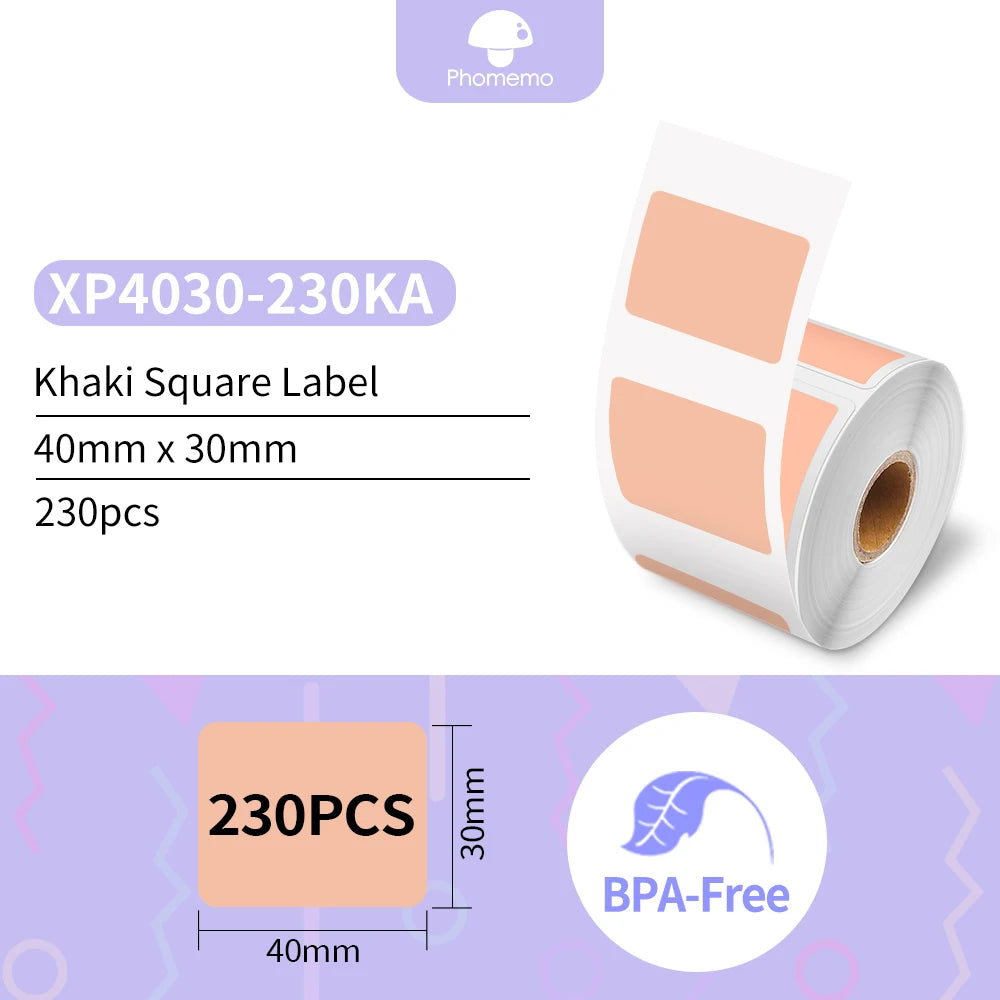 Phomemo Label Printer M110 Label Maker Barcode Label Printer for Address, Barcode, Clothing, Photo,Logo,Jewelry,Retail,Business