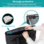 Carrying Case for PC Monitor Portable Shockproof Waterproof Padded Monitor Travel Bag with Strap for 24" 25" 27" 32" Screen