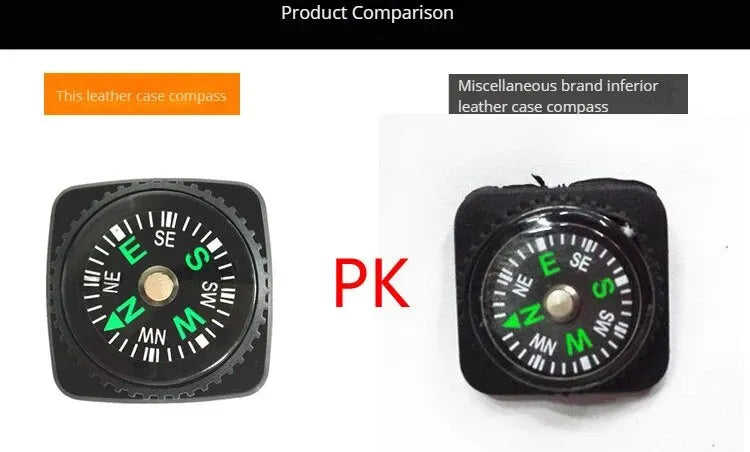 Small Outdoor Compass Camping Mountaineering Outdoor Orienteering Cross-country Compass Can Wear Width Less Than 21mm Strap