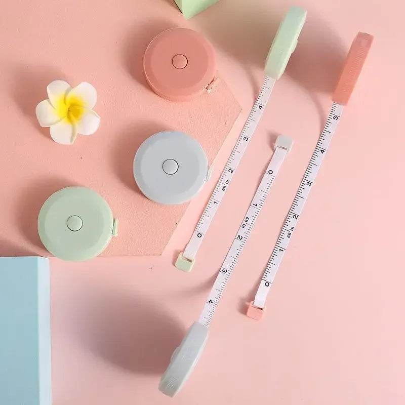 Retractable Soft Tape Measure Double-sided Measurement Ruler Portable Body Flexible Ruler for Weight Loss Medical Measurement
