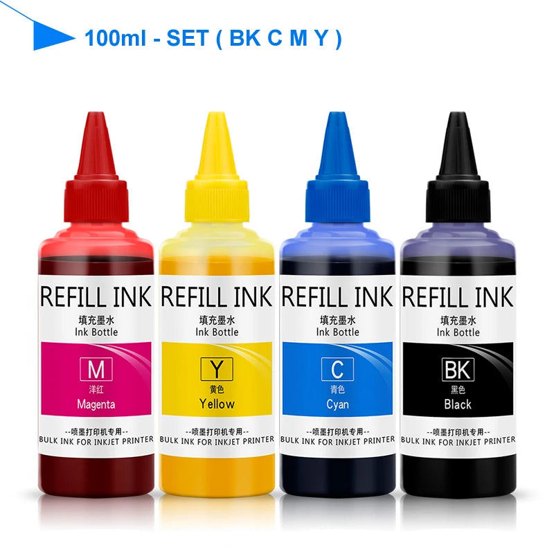 Universal Sublimation ink with Coating for Epson desktop printer heat transfer for T-shirt face mask cotton Mugs 100ml