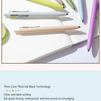 1+3 Refill Japan UNI Gel Pen Small Thick Core 0.38mm Smooth Quick Dry UMN-SF-38 Upgrade UniBall One Black School Supplies