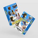 92pcs/set of brain rot card cardboard, 60 cards and 32 stickers, tung tung sahur card collection set, wooden stick sh