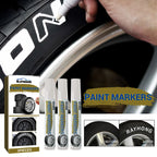 White Waterproof Cars Wheel Tire Oily Mark Pen Auto Rubber Tyre Paint Pen Cd Metal Permanent Paint Marker Graffiti Touch Up