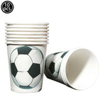 1pc Soccer Plastic Tablecloth Birthday Soccer Day for Soccer Birthday Decoration Disposable Party Soccer Table Cover Tableware