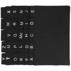 30pcs Index Card Dividers Pp Alphabet Tab Dividers For Recipe Card Document Study Materials Organization Office Home Use