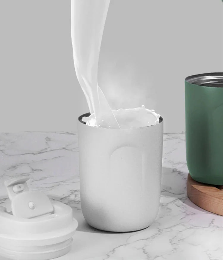 Mini Thermos Bottle Coffee Mug Stainless Steel Cup Thermal Leakproof Vacuum Flask Double Wall Tumbler Insulated Travle Drinkware