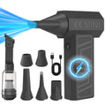 Turbo Jet Fan High Speed Vacuum Mini Electric Air Duster Rechargeable Cleaner for PC Keyboard Car Dust Snow Leaf Blower 4-Gear