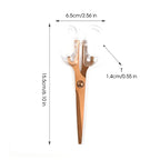 Acrylic Scissors Transparent Handle Gold Silver Colored Sharp Stainless Steel Kitchen,Office Stationery,Paper Cut Pruning Sewing