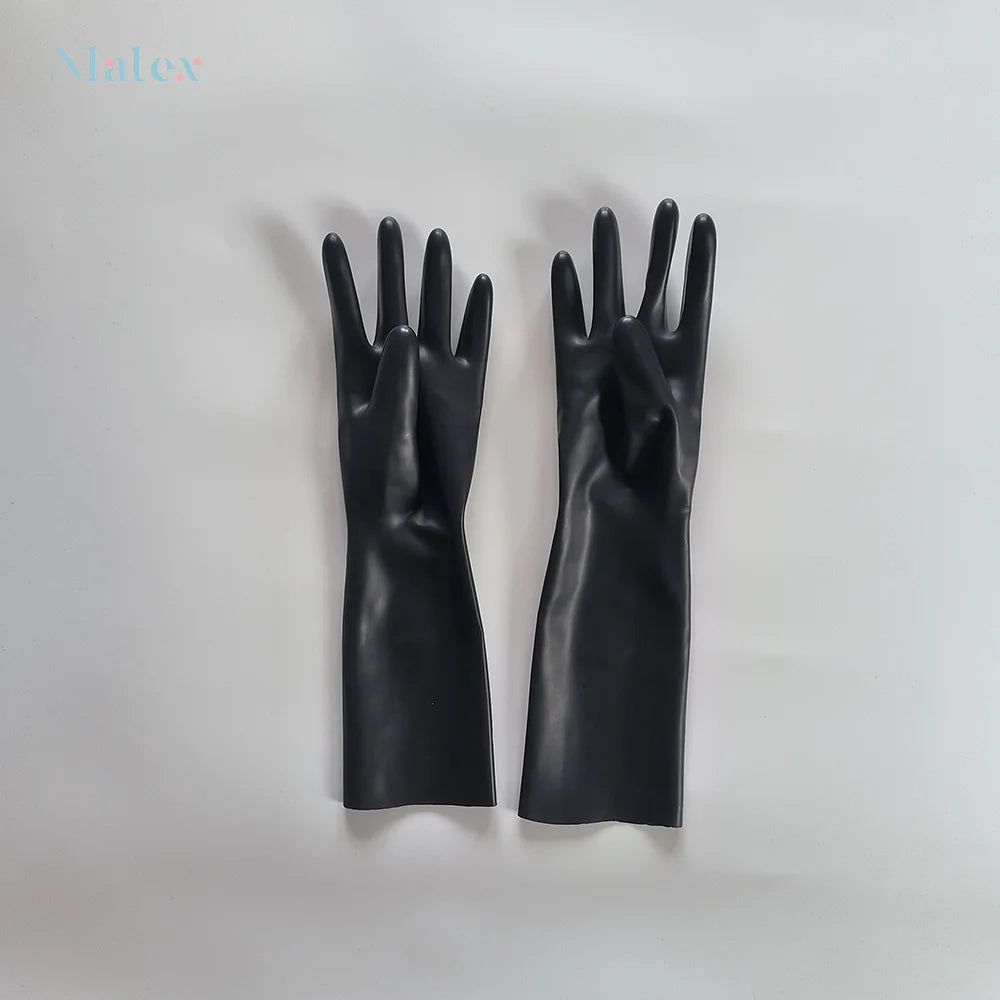 Natural Latex Gloves Short Cosplay Accessories 0.4 Thickness Excellent Elasticity and Softness